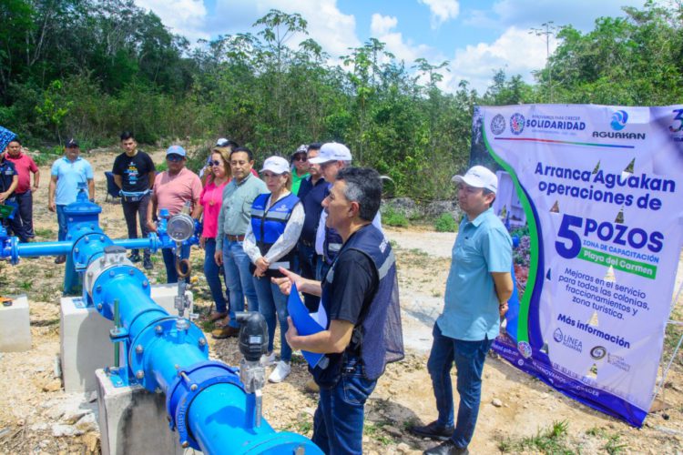 Constata Lili Campos el arranque de dos pozos de captación de agua potable